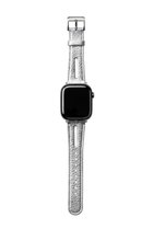 【オブジェクツアイオー/objcts.io】のレザーハイブリッドバンド for Apple Watch シルバー|ID: prp329100004349118 ipo3291000000036101882