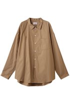 【エビコン/EVCON】のOVERSIZED L/S SHIRTS/シャツ BEIGE|ID:prp329100004349127