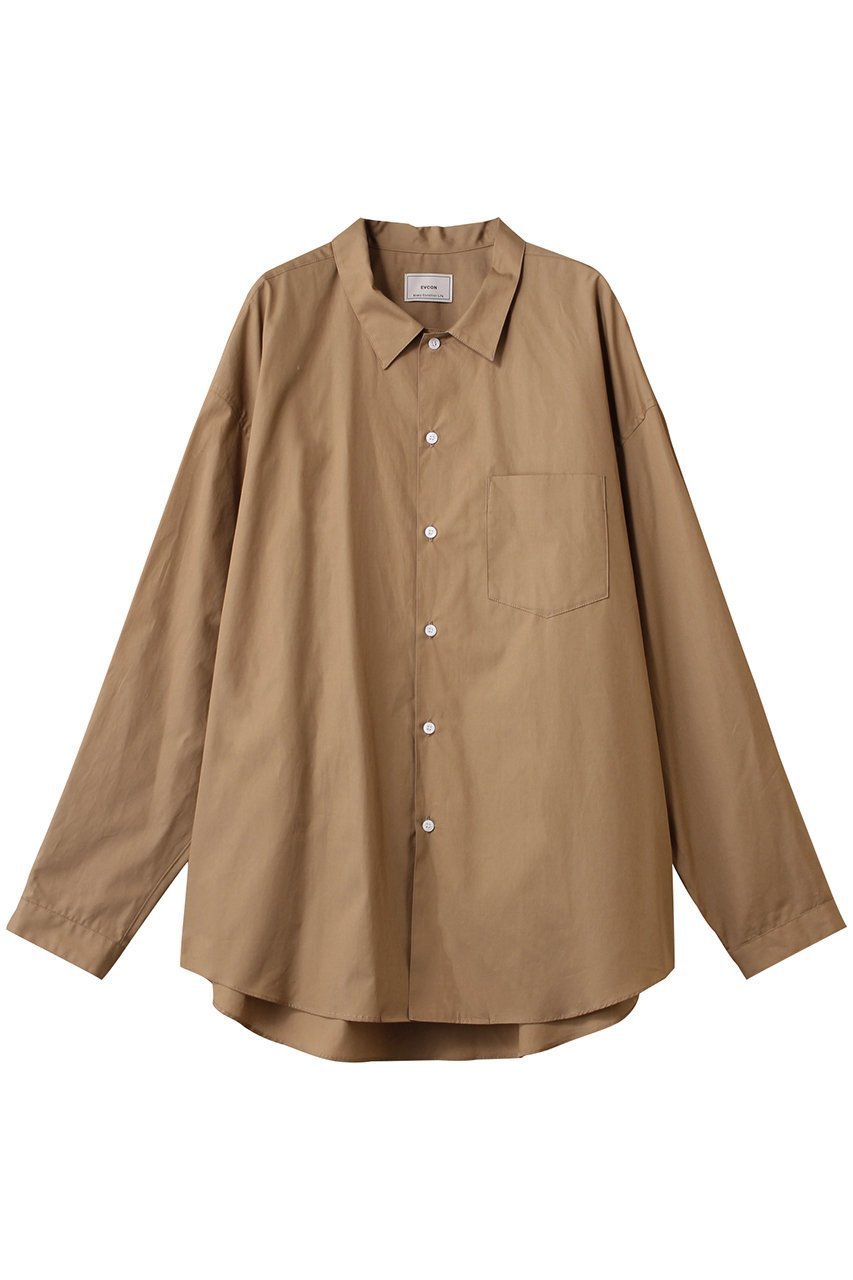 【エビコン/EVCON】のOVERSIZED L/S SHIRTS/シャツ インテリア・キッズ・メンズ・レディースファッション・服の通販 founy(ファニー) 　ファッション　Fashion　レディースファッション　WOMEN　トップス・カットソー　Tops/Tshirt　シャツ/ブラウス　Shirts/Blouses　2025年　2025　2025春夏・S/S　Ss,Spring/Summer,2025　ユニセックス　Unisex　シンプル　Simple　スリーブ　Sleeve　フォルム　Form　ロング　Long　夏　Summer　春　Spring　S/S・春夏　Ss・Spring/Summer　BEIGE|ID: prp329100004349127 ipo3291000000030369172