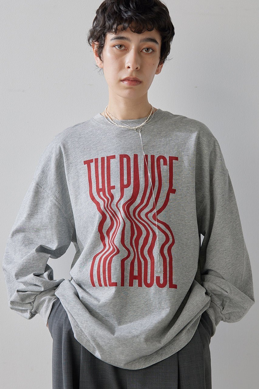 【ウィムガゼット/Whim Gazette】の【THE PAUSE】ウィーグルロゴロングTEE 人気、トレンドファッション・服の通販 founy(ファニー) 　ファッション　Fashion　レディースファッション　WOMEN　トップス・カットソー　Tops/Tshirt　シャツ/ブラウス　Shirts/Blouses　ロング / Tシャツ　T-Shirts　カットソー　Cut and Sewn　ヴィンテージ　Vintage　グラデーション　Gradation　スリーブ　Sleeve　バランス　Balance　プリント　Print　ルーズ　Loose　ロング　Long　ワーク　Work　NEW・新作・新着・新入荷　New Arrivals　other-6|ID: prp329100004349129 ipo3291000000031351736