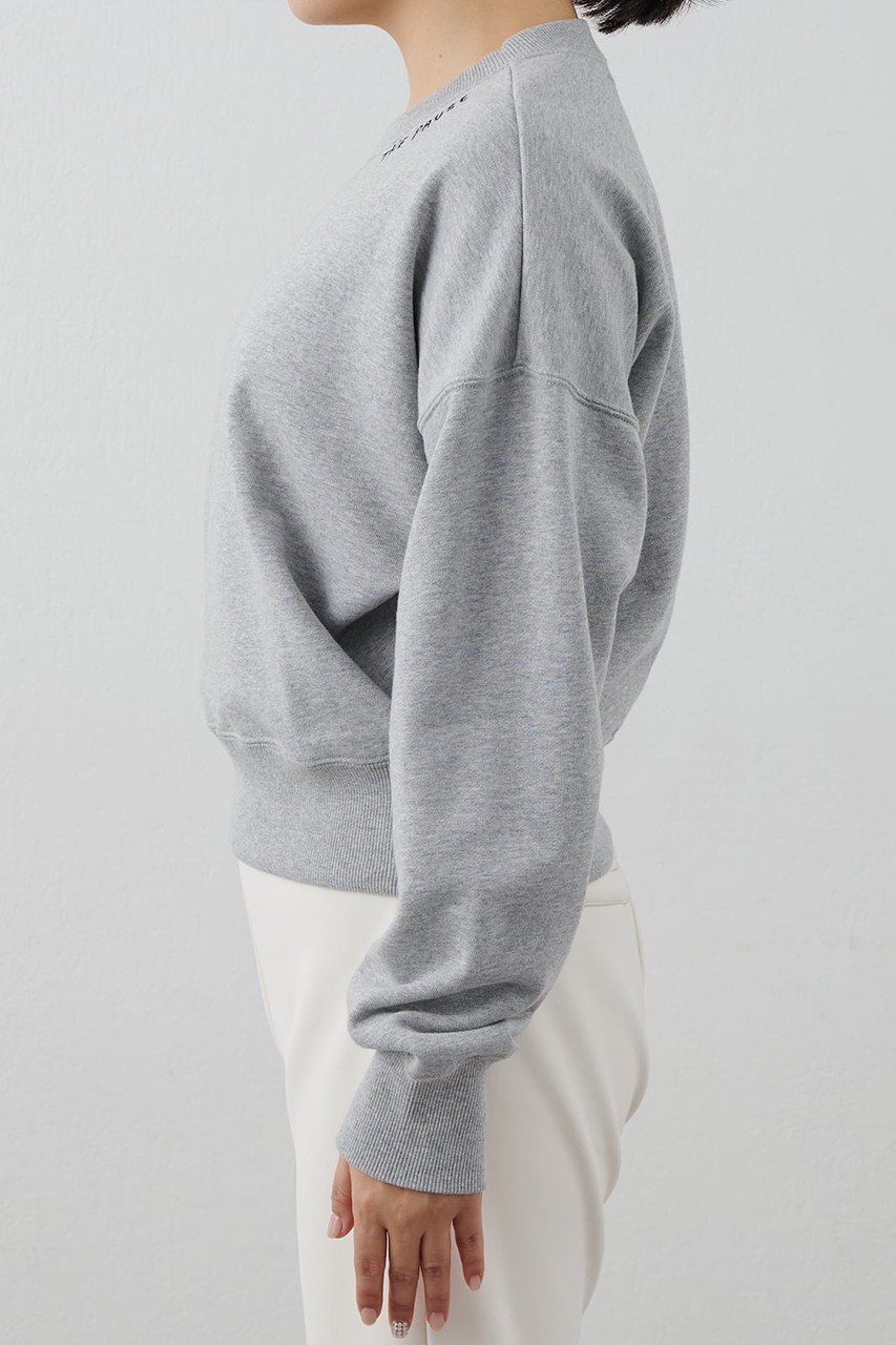 【ウィムガゼット/Whim Gazette】の【THE PAUSE】ネックシシュウスウェットプルオーバー 人気、トレンドファッション・服の通販 founy(ファニー) 　ファッション　Fashion　レディースファッション　Fashion for Women　トップス・カットソー　Cut & Sew Tops　シャツ・ブラウス・オフィスカジュアル　Elegant Blouses & Button-Ups　レディースパーカー・カジュアルフーディー　Casual Hoodies & Sweatshirts　ロングTシャツ・Tシャツ　Longline T-Shirts & Tees　カジュアルプルオーバー・ニットトップス　Pullovers & Knit Tops / Casual Pullovers　スウェット・クルーネックトップス　Sweatshirts & Crewnecks / Relaxed Fit Sweat Tops　カットソー・ベーシックTシャツ　Cut-and-Sewn Tops / Stretch Tees & Basics　おすすめ　Recommended / Our Picks　カットソー　Cut and Sewn Top　スウェット / スエット　Sweatshirt, Sweatwear　バランス　Balance, Style Balance　フロント　Front, Front Design　ボトム　Bottoms, Lower Wear　other-7|ID: prp329100004349130 ipo3291000000032882191