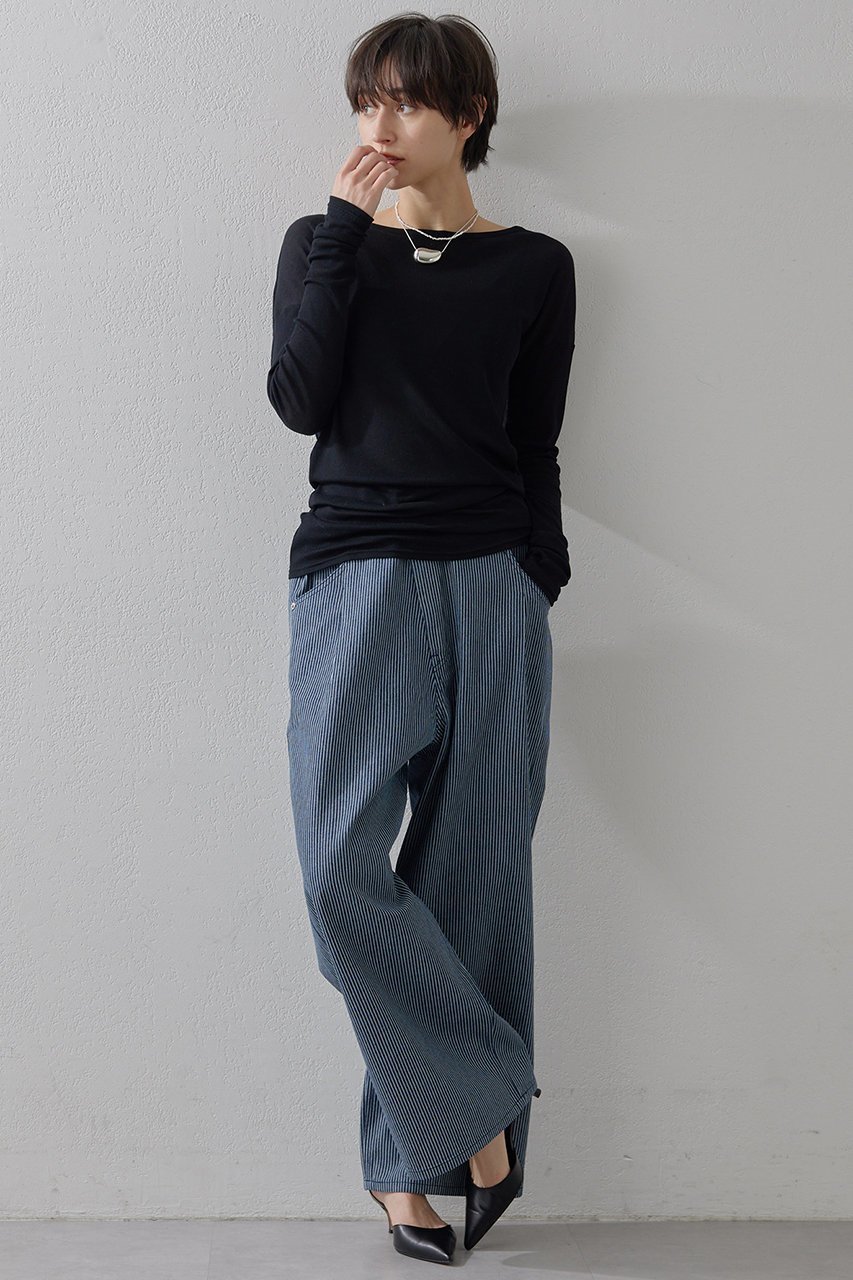【ウィムガゼット/Whim Gazette】の【THE PAUSE】シアーテレコロングTシャツ 人気、トレンドファッション・服の通販 founy(ファニー) 　ファッション　Fashion　レディースファッション　Fashion for Women　トップス・カットソー　Cut & Sew Tops　シャツ・ブラウス・オフィスカジュアル　Elegant Blouses & Button-Ups　ロングTシャツ・Tシャツ　Longline T-Shirts & Tees　カットソー・ベーシックTシャツ　Cut-and-Sewn Tops / Stretch Tees & Basics　インナー　Innerwear　ショルダー　Shoulder, Shoulder Strap　ジャケット　Jacket, Outerwear　スウェット / スエット　Sweatshirt, Sweatwear　スリーブ　Sleeve, Long Sleeve / Short Sleeve　ドロップ　Drop Shoulder, Dropped Style　ロング　Long, Long-Length　長袖　Long Sleeve, Full Sleeve　other-6|ID: prp329100004349131 ipo3291000000032878699