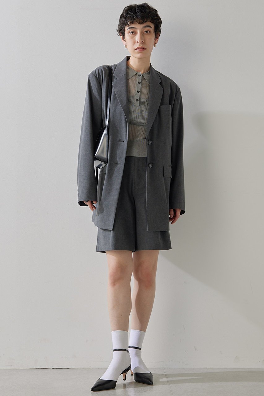 【ウィムガゼット/Whim Gazette】の【THE PAUSE】シアーポロニット 人気、トレンドファッション・服の通販 founy(ファニー) 　ファッション　Fashion　レディースファッション　Fashion for Women　トップス・カットソー　Cut & Sew Tops　ニット　Knit Tops & Sweaters　カジュアルプルオーバー・ニットトップス　Pullovers & Knit Tops / Casual Pullovers　クール　Cool, Chic　コンパクト　Compact, Small Size　シアー　Sheer, See-Through　ロング　Long, Long-Length　other-2|ID: prp329100004349132 ipo3291000000032954307