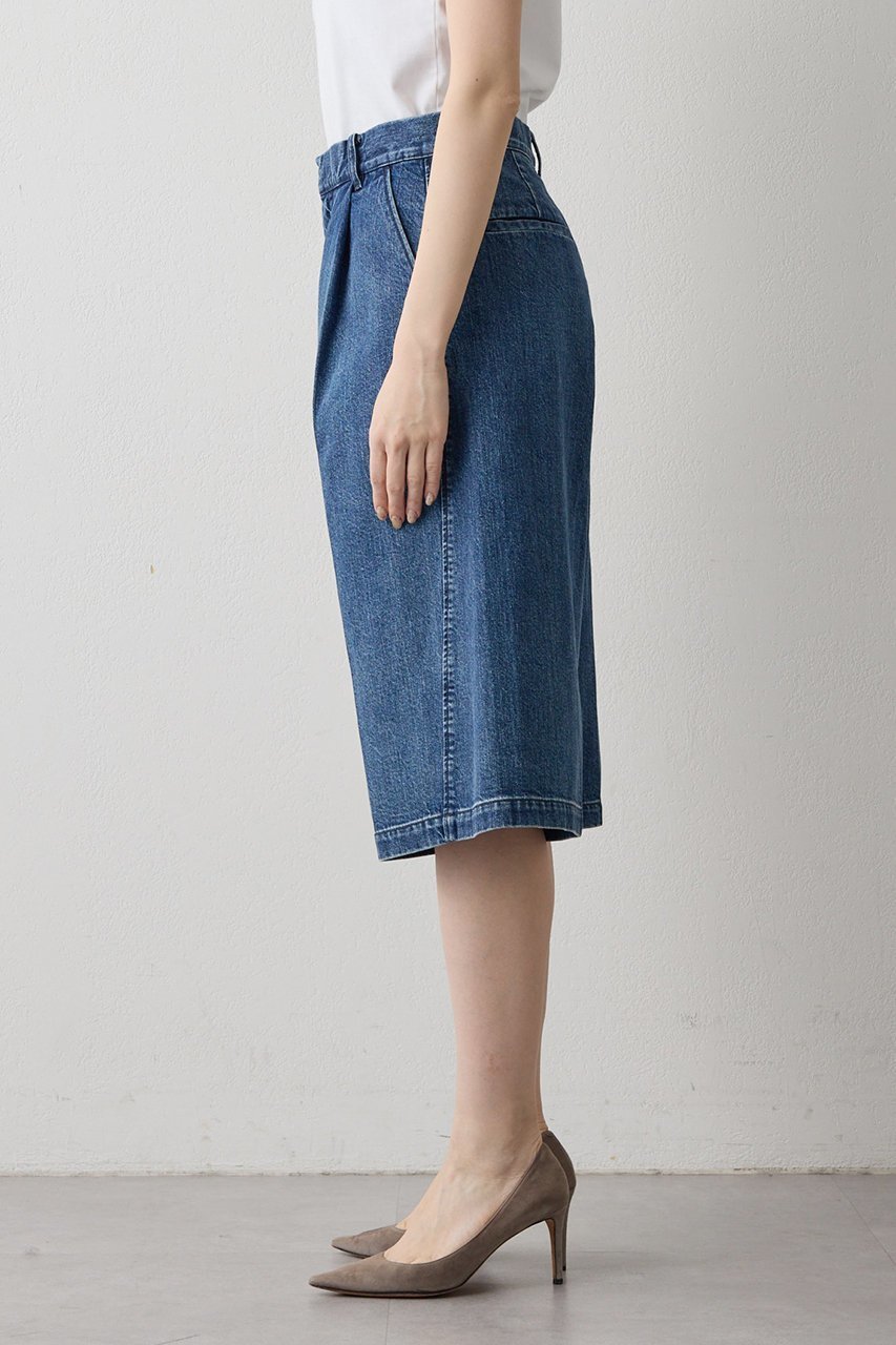 【ウィムガゼット/Whim Gazette】の【THE PAUSE】タックハーフパンツ 人気、トレンドファッション・服の通販 founy(ファニー) 　ファッション　Fashion　レディースファッション　Fashion for Women　パンツ　Pants & Trousers　ショートパンツ・ハーフパンツ　High-Waisted & Relaxed Shorts　ショート　Short, Short Length　ツイル　Twist, Twisted Detail　デニム　Denim, Jeans Material　ハーフ　Half, Half-Length　エレガント 上品　Elegant　other-6|ID: prp329100004349135 ipo3291000000036548048