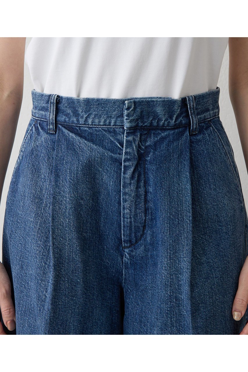 【ウィムガゼット/Whim Gazette】の【THE PAUSE】タックハーフパンツ 人気、トレンドファッション・服の通販 founy(ファニー) 　ファッション　Fashion　レディースファッション　Fashion for Women　パンツ　Pants & Trousers　ショートパンツ・ハーフパンツ　High-Waisted & Relaxed Shorts　ショート　Short, Short Length　ツイル　Twist, Twisted Detail　デニム　Denim, Jeans Material　ハーフ　Half, Half-Length　エレガント 上品　Elegant　other-8|ID: prp329100004349135 ipo3291000000036548050