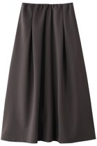 【スリー ドッツ/three dots】のタック フレアスカート チャコール|ID: prp329100004349150 ipo3291000000035056902