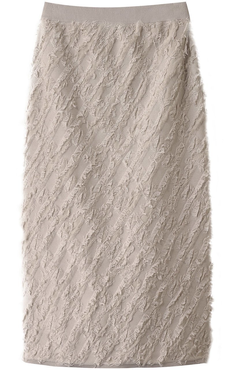 【スリー ドッツ/three dots】のフリンジセーター スカート 人気、トレンドファッション・服の通販 founy(ファニー) ファッション Fashion レディースファッション Fashion for Women スカート Skirts ロングスカート Long Skirts / Maxi & Midi Skirts エレガント 上品 Elegant シンプル Simple, Minimal フェミニン Feminine, Girly ロング Long, Long-Length other-1|ID: prp329100004349151 ipo3291000000035056732