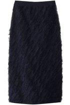 【スリー ドッツ/three dots】のフリンジセーター スカート ネイビー|ID: prp329100004349151 ipo3291000000035056735