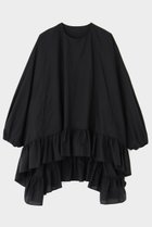 【ル フィル/LE PHIL】の【LE PHIL SPORTS】ナイロンフリルブラウス 人気、トレンドファッション・服の通販 founy(ファニー) ファッション Fashion レディースファッション Fashion for Women トップス・カットソー Cut & Sew Tops シャツ・ブラウス・オフィスカジュアル Elegant Blouses & Button-Ups インナー Innerwear スポーツ Sports, Activewear スリーブ Sleeve, Long Sleeve / Short Sleeve タフタ Taffeta, Structured Fabric フェミニン Feminine, Girly フリル Frill, Ruffle ロング Long, Long-Length thumbnail ブラック|ID: prp329100004349160 ipo3291000000032810166