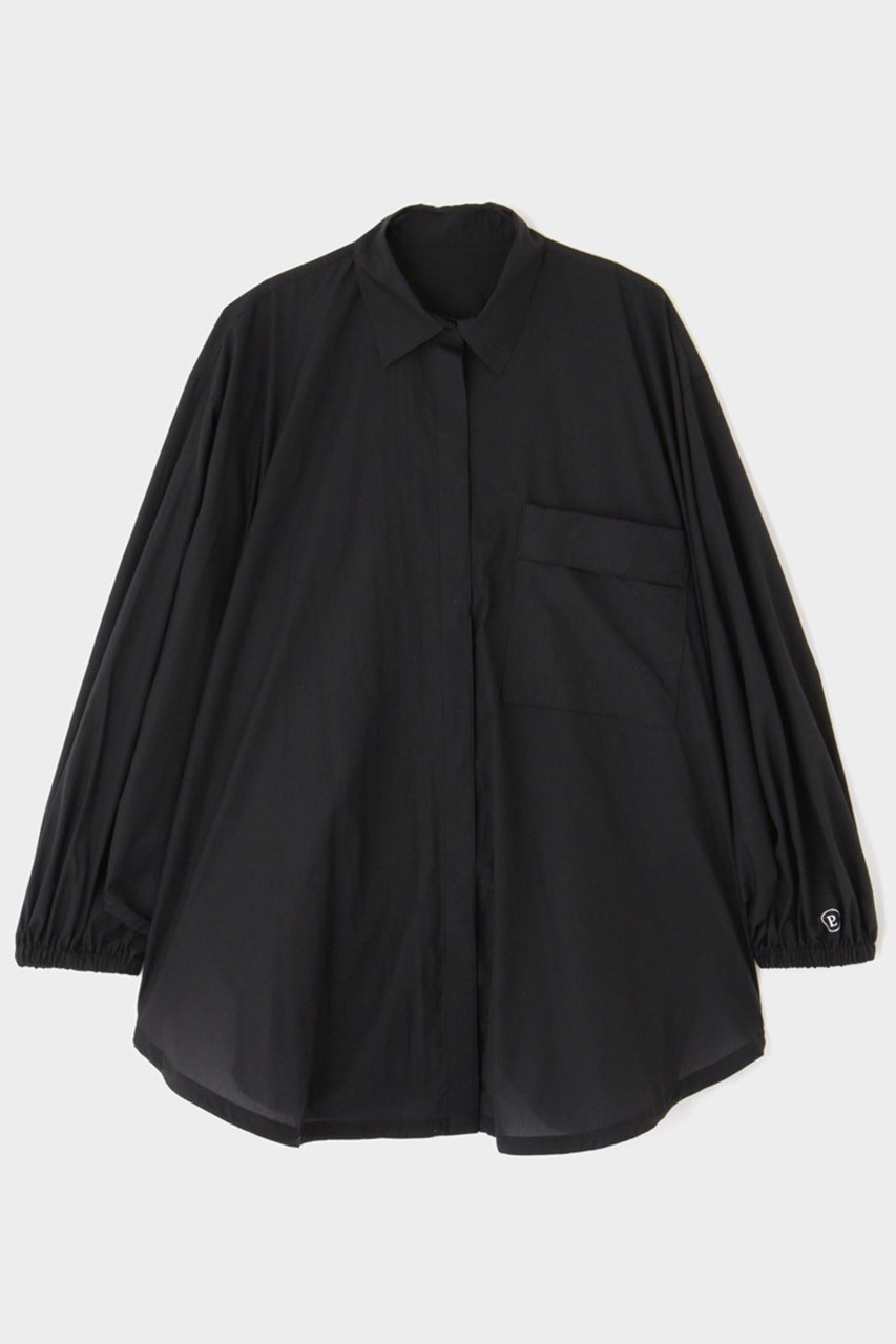 【ル フィル/LE PHIL】の【LE PHIL SPORTS】ナイロンブラウス インテリア・キッズ・メンズ・レディースファッション・服の通販 founy(ファニー) 　ファッション　Fashion　レディースファッション　Fashion for Women　トップス・カットソー　Cut & Sew Tops　シャツ・ブラウス・オフィスカジュアル　Elegant Blouses & Button-Ups　スポーツ　Sports, Activewear　スリーブ　Sleeve, Long Sleeve / Short Sleeve　ドローストリング　Drawstring, Pull Cord　ポケット　Pocket, Pocket Detail　レギンス　Leggings, Stretch Pants　ロング　Long, Long-Length　ワーク　Workwear, Utility Style　軽量　Lightweight, Ultra Light　ブラック|ID: prp329100004349161 ipo3291000000033725250