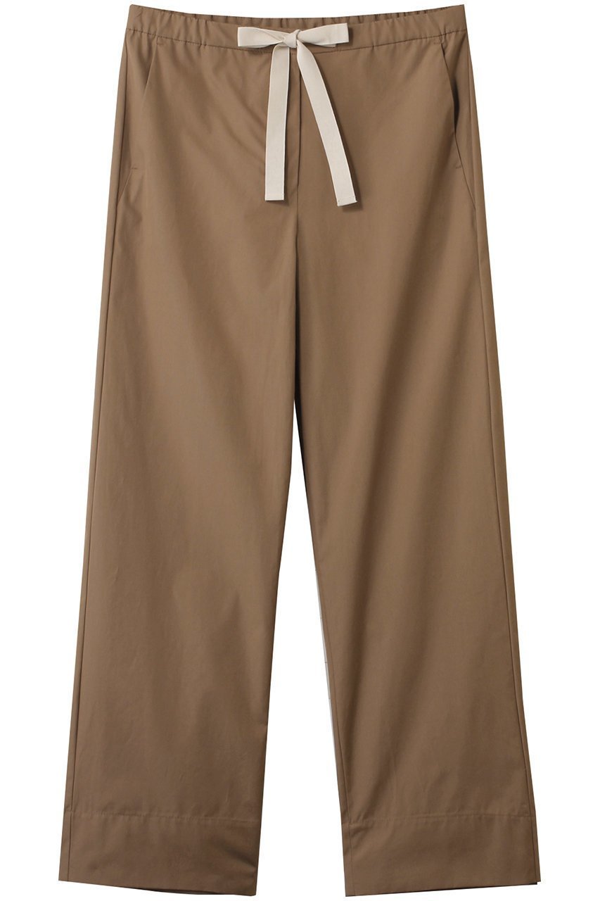 【マックスマーラ/Max Mara】の【 S Max Mara】ARGENTO コットンポプリンパンツ 人気、トレンドファッション・服の通販 founy(ファニー) 　ファッション　Fashion　レディースファッション　Fashion for Women　パンツ　Pants & Trousers　ストレート　Straight, Straight Cut　フロント　Front, Front Design　リボン　Ribbon, Bow　 other-1|ID: prp329100004349162 ipo3291000000032936268