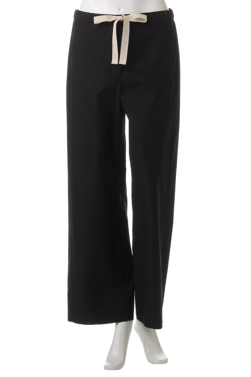 【マックスマーラ/Max Mara】の【 S Max Mara】ARGENTO コットンポプリンパンツ 人気、トレンドファッション・服の通販 founy(ファニー) 　ファッション　Fashion　レディースファッション　Fashion for Women　パンツ　Pants & Trousers　ストレート　Straight, Straight Cut　フロント　Front, Front Design　リボン　Ribbon, Bow　other-2|ID: prp329100004349162 ipo3291000000032936293