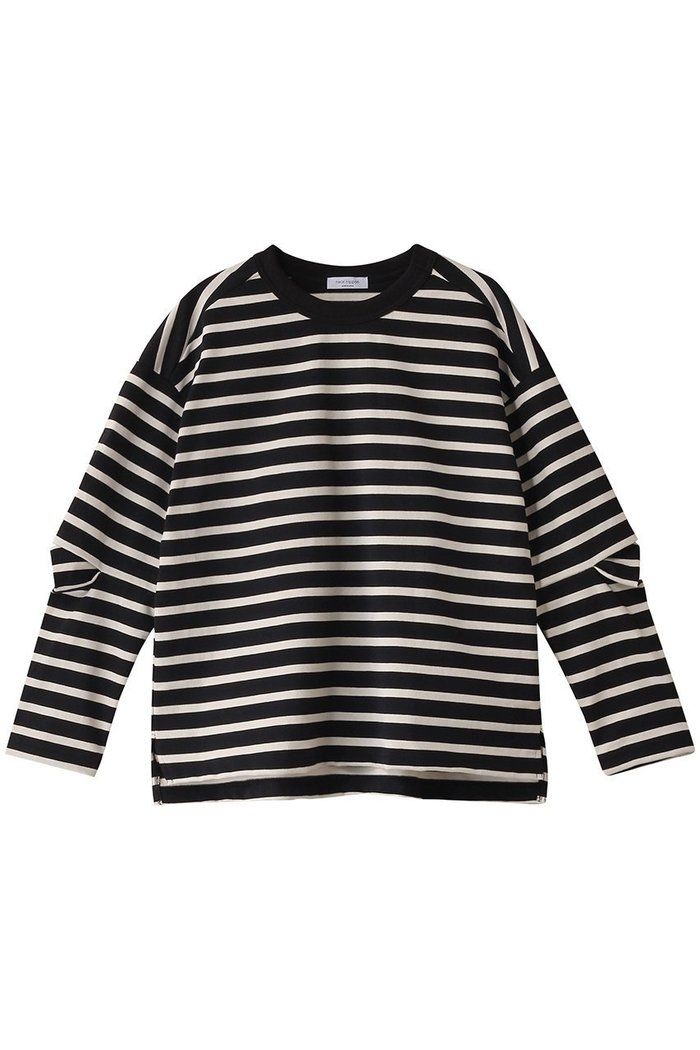 【プルミエ アロンディスモン/1er Arrondissement】の【near.nippon】エルボーホールロングTシャツ インテリア・キッズ・メンズ・レディースファッション・服の通販 founy(ファニー) https://founy.com/ ファッション Fashion レディースファッション Fashion for Women トップス・カットソー Cut & Sew Tops シャツ・ブラウス・オフィスカジュアル Elegant Blouses & Button-Ups ロングTシャツ・Tシャツ Longline T-Shirts & Tees カットソー・ベーシックTシャツ Cut-and-Sewn Tops / Stretch Tees & Basics スリーブ Sleeve, Long Sleeve / Short Sleeve ベーシック Basic, Essential ボーダー Border, Stripe ロング Long, Long-Length 定番 Standard, Basic Item |ID: prp329100004349164 ipo3291000000036007159