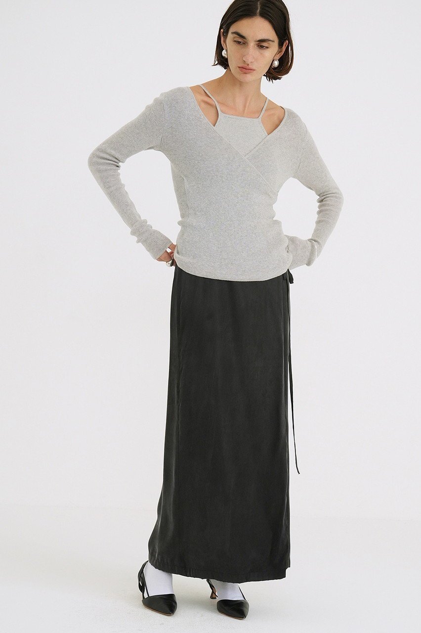 【クラネ/CLANE】の2WAY ADJUST WRAP SKIRT/スカート 人気、トレンドファッション・服の通販 founy(ファニー) 　ファッション　Fashion　レディースファッション　Fashion for Women　スカート　Skirts　ロングスカート　Long Skirts / Maxi & Midi Skirts　ストレート　Straight, Straight Cut　ファブリック　Fabric, Textile　ロング　Long, Long-Length　エレガント 上品　Elegant　other-7|ID: prp329100004349169 ipo3291000000032825909