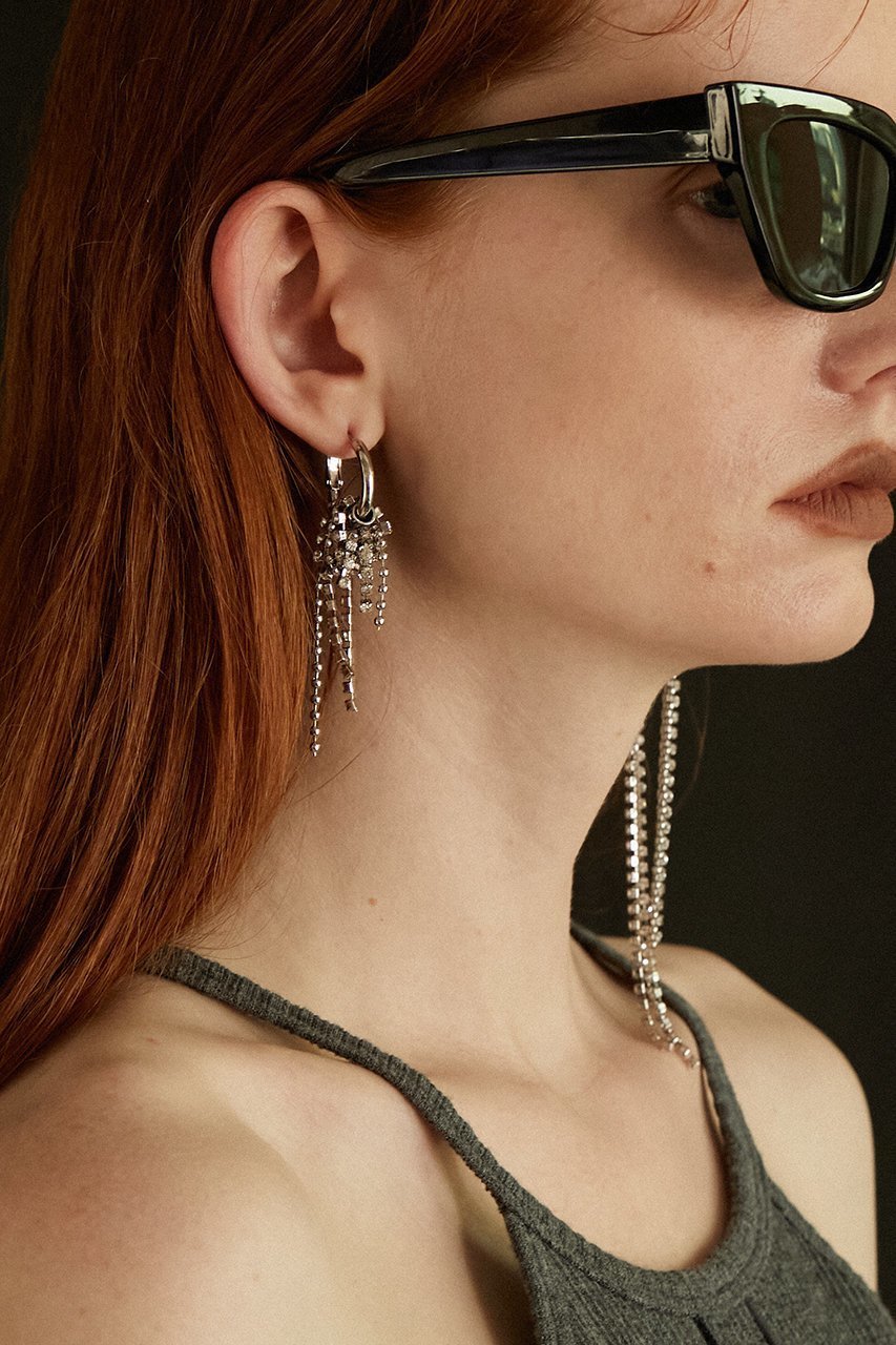 【プランク プロジェクト/PRANK PROJECT】のアシメチェーンピアス 人気、トレンドファッション・服の通販 founy(ファニー) 　ファッション　Fashion　レディースファッション　Fashion for Women　ジュエリー　Jewelry　ファッションリング　Fashion Rings　イヤリング・フープ・ドロップタイプ　Hoop, Drop & Clip Earrings　アシンメトリー　Asymmetrical Style　イヤリング　Earrings　チェーン　Chain, Chain Strap　ロング　Long, Long-Length　ワンポイント　One Point, Statement Accent　other-7|ID: prp329100004349172 ipo3291000000032273033