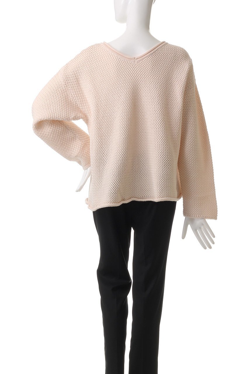 【スリー ドッツ/three dots】のスピニングコットン プルオーバー 人気、トレンドファッション・服の通販 founy(ファニー) 　ファッション　Fashion　レディースファッション　WOMEN　トップス・カットソー　Tops/Tshirt　ニット　Knit Tops　プルオーバー　Pullover　サロペット　Overalls　スリーブ　Sleeve　バスケット　Basket　ロング　Long　other-4|ID: prp329100004349176 ipo3291000000032037275