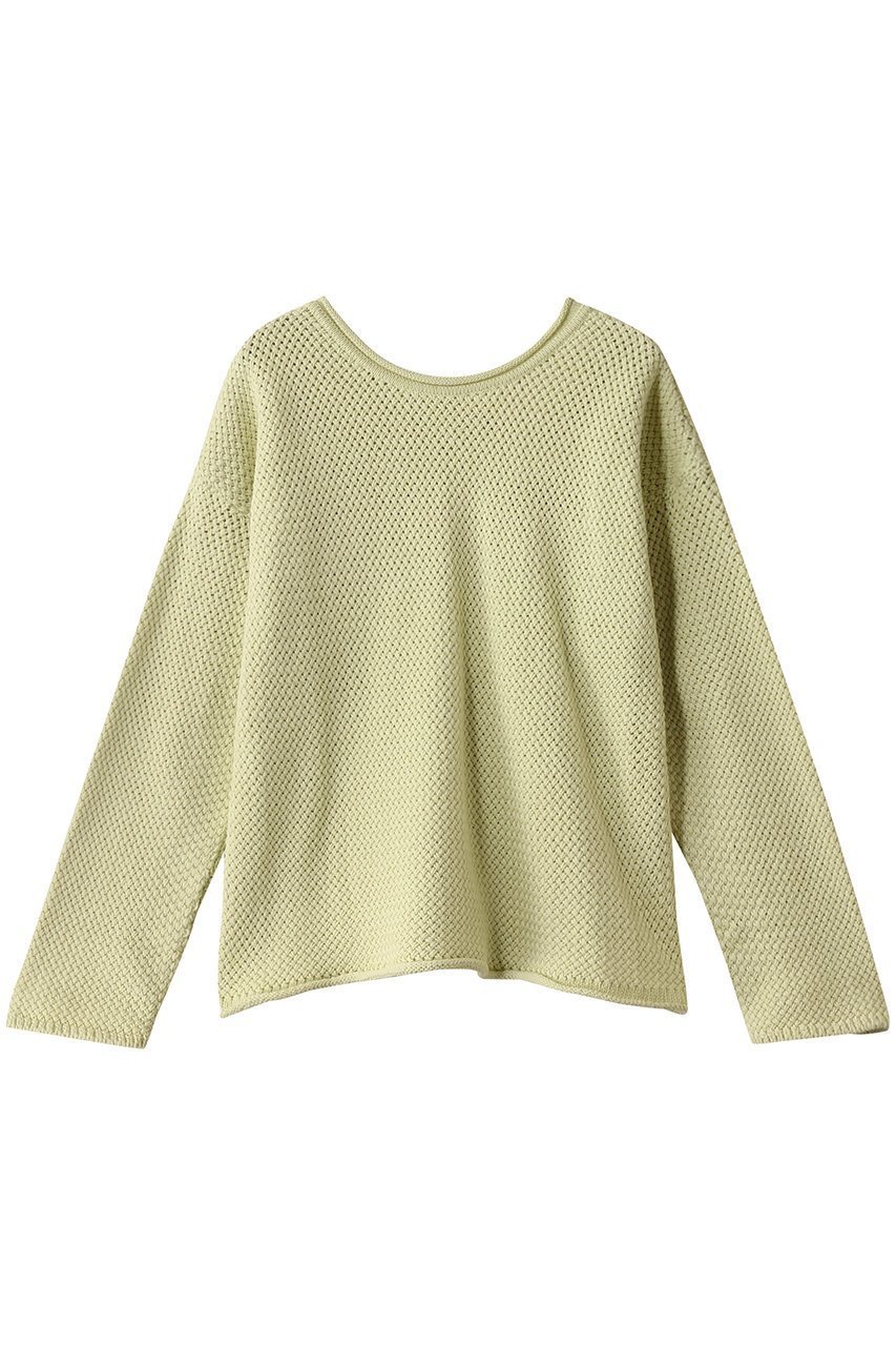 【スリー ドッツ/three dots】のスピニングコットン プルオーバー インテリア・キッズ・メンズ・レディースファッション・服の通販 founy(ファニー) 　ファッション　Fashion　レディースファッション　Fashion for Women　トップス・カットソー　Cut & Sew Tops　ニット　Knit Tops & Sweaters　カジュアルプルオーバー・ニットトップス　Pullovers & Knit Tops / Casual Pullovers　サロペット　Overalls, Salopette　スリーブ　Sleeve, Long Sleeve / Short Sleeve　バスケット　Basket, Basket Bag　ロング　Long, Long-Length　ライムレモン|ID: prp329100004349176 ipo3291000000035066260