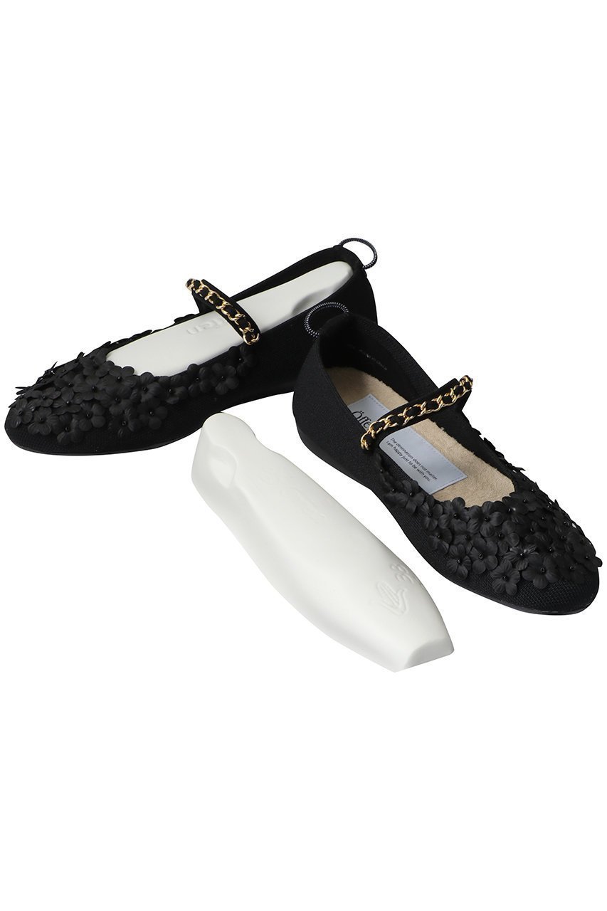 【オッフェン/Offen】の【ELLE SHOP 限定】【MUVEIL×Offen】round-MARYJANE 人気、トレンドファッション・服の通販 founy(ファニー) 　ファッション　Fashion　レディースファッション　Fashion for Women　シューズ　Shoes, Footwear　チェーン　Chain, Chain Strap　デニム　Denim, Jeans Material　フラット　Flat, Flat Shoes　フラワー　Flower, Floral　モチーフ　Motif, Design Theme　ラップ　Wrap, Wrap Design　再入荷　Restock / Back in Stock　おすすめ　Recommended / Our Picks　エレガント 上品　Elegant　other-7|ID: prp329100004350313 ipo3291000000036179122