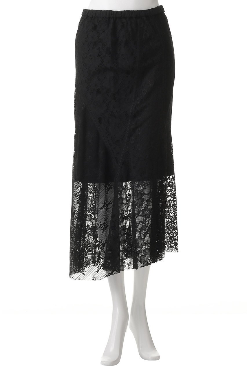 【メゾンスペシャル/MAISON SPECIAL】のLace Fabric Docking Skirt/レースドッキングスカート 人気、トレンドファッション・服の通販 founy(ファニー) 　ファッション　Fashion　レディースファッション　Fashion for Women　スカート　Skirts　ロングスカート　Long Skirts / Maxi & Midi Skirts　ドッキング　Docking, Mixed Material　ドレープ　Drape, Draping Fabric　マキシ　Maxi, Full Length　レース　Lace, Lace Fabric　ロング　Long, Long-Length　エレガント 上品　Elegant　other-2|ID: prp329100004350315 ipo3291000000032843227