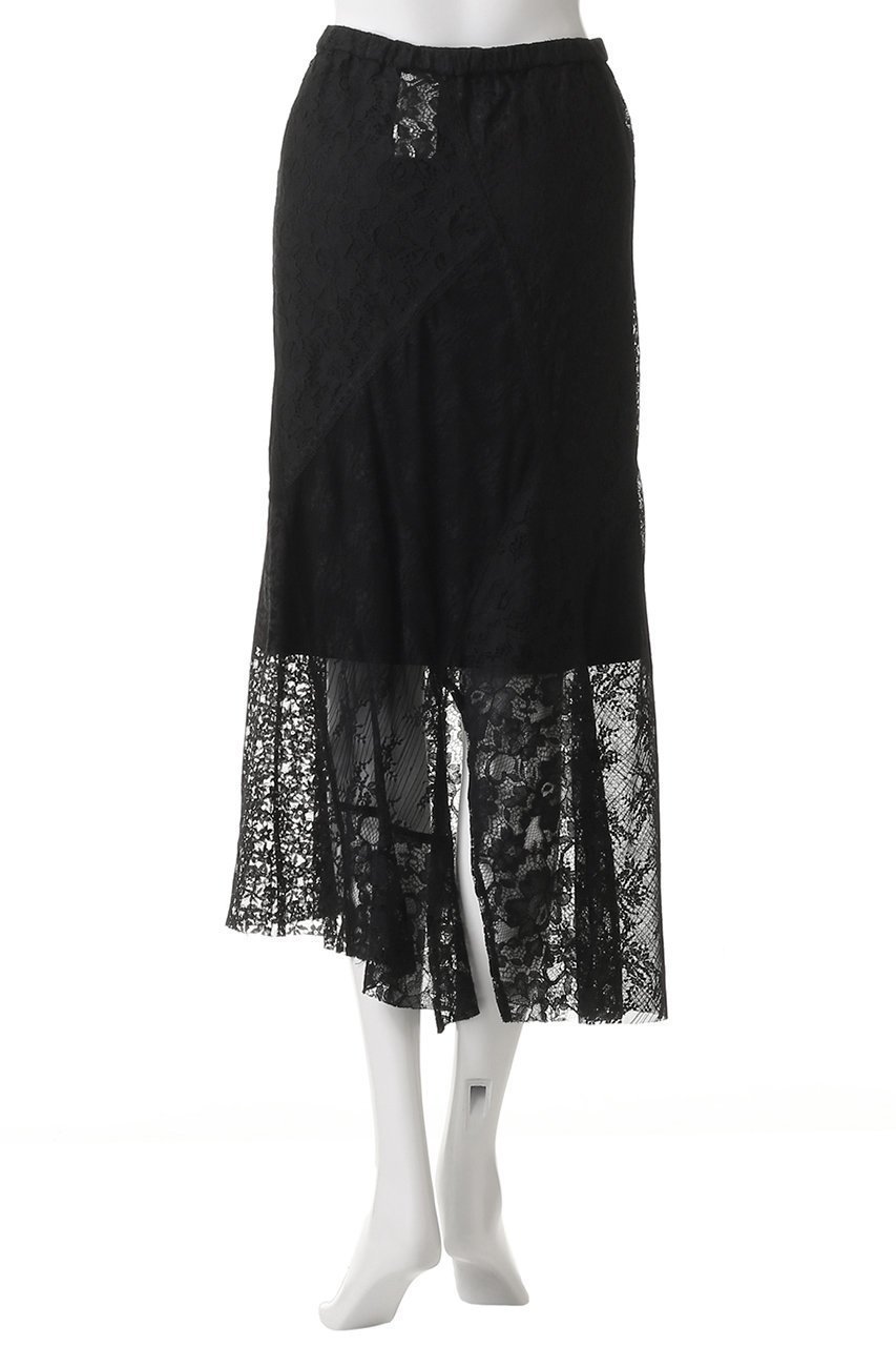 【メゾンスペシャル/MAISON SPECIAL】のLace Fabric Docking Skirt/レースドッキングスカート 人気、トレンドファッション・服の通販 founy(ファニー) 　ファッション　Fashion　レディースファッション　Fashion for Women　スカート　Skirts　ロングスカート　Long Skirts / Maxi & Midi Skirts　ドッキング　Docking, Mixed Material　ドレープ　Drape, Draping Fabric　マキシ　Maxi, Full Length　レース　Lace, Lace Fabric　ロング　Long, Long-Length　エレガント 上品　Elegant　other-4|ID: prp329100004350315 ipo3291000000032843238