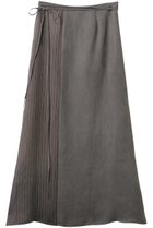 【メゾンスペシャル/MAISON SPECIAL】のSatin Docking Maxi Skirt/サテンドッキングマキシスカート GRY(グレー)|ID: prp329100004350317 ipo3291000000032825786