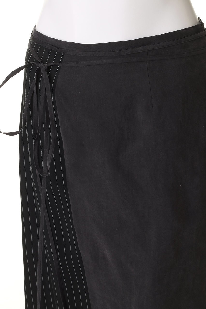【メゾンスペシャル/MAISON SPECIAL】のSatin Docking Maxi Skirt/サテンドッキングマキシスカート 人気、トレンドファッション・服の通販 founy(ファニー) 　ファッション　Fashion　レディースファッション　Fashion for Women　スカート　Skirts　ロングスカート　Long Skirts / Maxi & Midi Skirts　サテン　Satin, Glossy Fabric　ストライプ　Stripe, Striped Pattern　ドッキング　Docking, Mixed Material　ドレープ　Drape, Draping Fabric　プリント　Print, Printed Pattern　無地　Plain, Solid Color　ラップ　Wrap, Wrap Design　ロング　Long, Long-Length　おすすめ　Recommended / Our Picks　エレガント 上品　Elegant　other-5|ID: prp329100004350317 ipo3291000000032825790