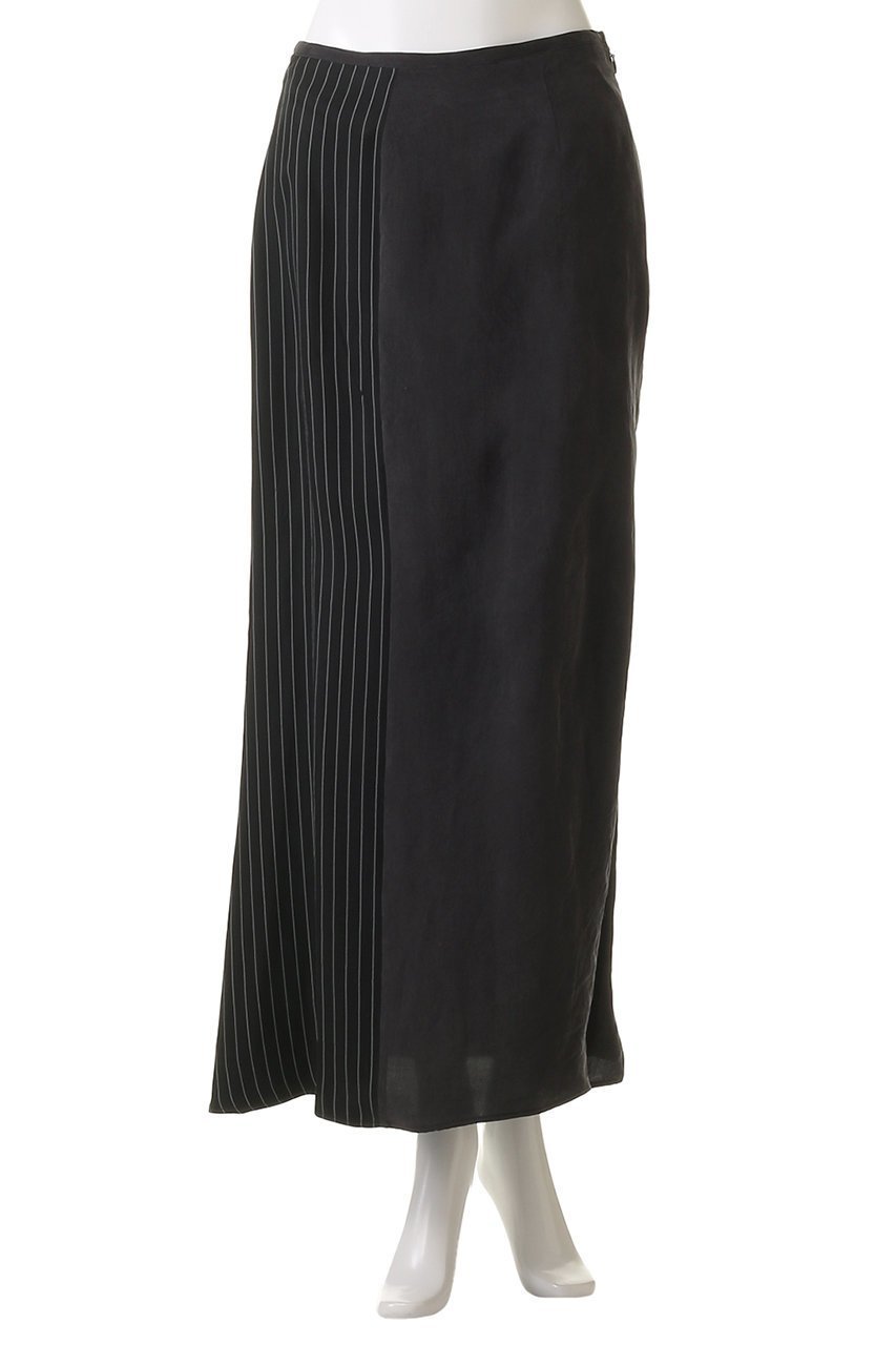 【メゾンスペシャル/MAISON SPECIAL】のSatin Docking Maxi Skirt/サテンドッキングマキシスカート 人気、トレンドファッション・服の通販 founy(ファニー) 　ファッション　Fashion　レディースファッション　Fashion for Women　スカート　Skirts　ロングスカート　Long Skirts / Maxi & Midi Skirts　サテン　Satin, Glossy Fabric　ストライプ　Stripe, Striped Pattern　ドッキング　Docking, Mixed Material　ドレープ　Drape, Draping Fabric　プリント　Print, Printed Pattern　無地　Plain, Solid Color　ラップ　Wrap, Wrap Design　ロング　Long, Long-Length　おすすめ　Recommended / Our Picks　エレガント 上品　Elegant　other-6|ID: prp329100004350317 ipo3291000000032825791