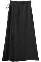 【メゾンスペシャル/MAISON SPECIAL】のSatin Docking Maxi Skirt/サテンドッキングマキシスカート BLK(ブラック)|ID: prp329100004350317 ipo3291000000035057044