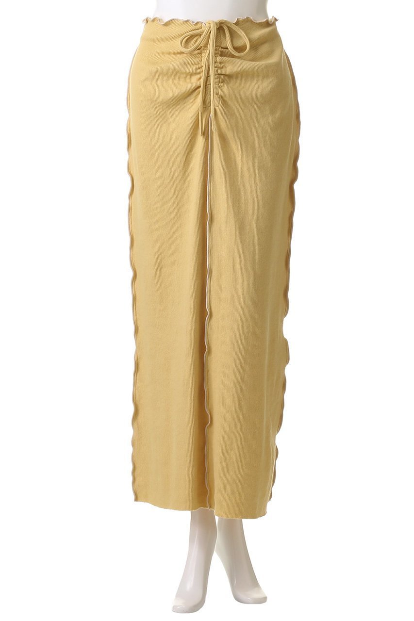 【メゾンスペシャル/MAISON SPECIAL】のCotton Material Ribbed Maxi Skirt/コットンリブマキシスカート 人気、トレンドファッション・服の通販 founy(ファニー) 　ファッション　Fashion　レディースファッション　Fashion for Women　スカート　Skirts　ロングスカート　Long Skirts / Maxi & Midi Skirts　シャーリング　Shirring, Ruched　テレコ　Ribbed, Rib Stitch　フロント　Front, Front Design　マキシ　Maxi, Full Length　ラップ　Wrap, Wrap Design　ロング　Long, Long-Length　other-2|ID: prp329100004350318 ipo3291000000032825955