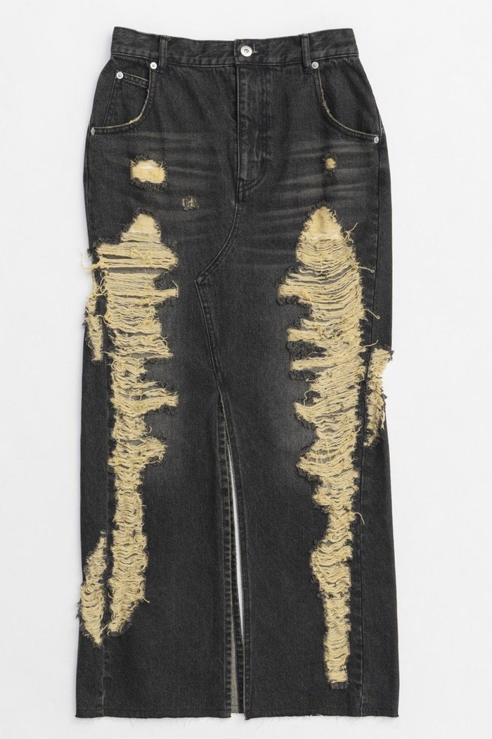 【メゾンスペシャル/MAISON SPECIAL】のHigh Damage Slit Tight Silhouette Skirt/ハイダメージスリットタイトスカート インテリア・キッズ・メンズ・レディースファッション・服の通販 founy(ファニー) https://founy.com/ ファッション Fashion レディースファッション WOMEN スカート Skirt ロングスカート Long Skirt クラッシュ Crash スリット Slit デニム Denim ロング Long |ID: prp329100004350319 ipo3291000000030380509