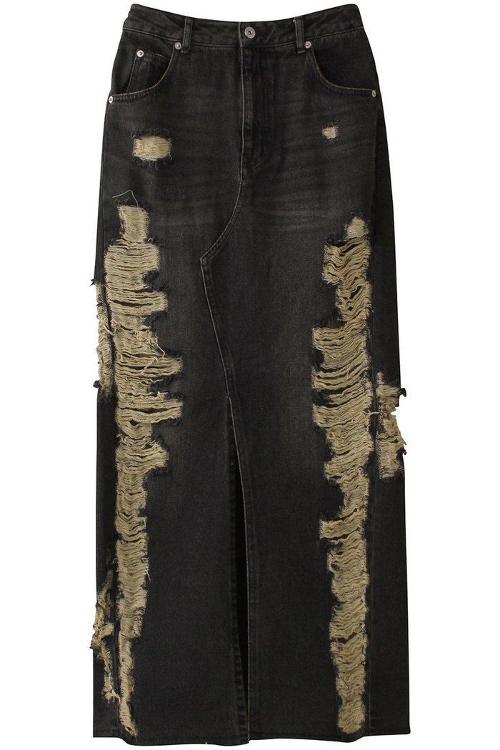 【メゾンスペシャル/MAISON SPECIAL】のHigh Damage Slit Tight Silhouette Skirt/ハイダメージスリットタイトスカート インテリア・キッズ・メンズ・レディースファッション・服の通販 founy(ファニー) https://founy.com/ ファッション Fashion レディースファッション Fashion for Women スカート Skirts ロングスカート Long Skirts / Maxi & Midi Skirts クラッシュ Distressed, Crashed Style スリット Slit, Slit Detail デニム Denim, Jeans Material ロング Long, Long-Length |ID: prp329100004350319 ipo3291000000032825962