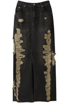 【メゾンスペシャル/MAISON SPECIAL】のHigh Damage Slit Tight Silhouette Skirt/ハイダメージスリットタイトスカート BLK(ブラック)|ID: prp329100004350319 ipo3291000000035056942