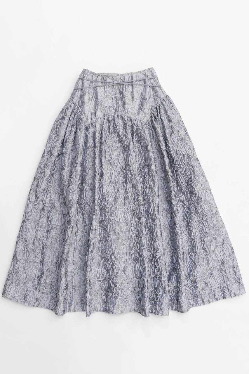 【メゾンスペシャル/MAISON SPECIAL】のJacquard Narrow Belt Volume Silhouette Skirt/ジャガードナローベルトボリュームスカート インテリア・キッズ・メンズ・レディースファッション・服の通販 founy(ファニー) 　ファッション　Fashion　レディースファッション　WOMEN　スカート　Skirt　ロングスカート　Long Skirt　ベルト　Belts　エアリー　Airy　春　Spring　ガーリー　Girly　シアー　Sheer　スニーカー　Sneakers　セットアップ　Set Up　ラグジュアリー　Luxury　ロング　Long　S/S・春夏　Ss・Spring/Summer　おすすめ　Recommend　夏　Summer　エレガント 上品　Elegant　2025年　2025　2025春夏・S/S　Ss,Spring/Summer,2025　GRY(グレー)|ID: prp329100004350320 ipo3291000000030380514