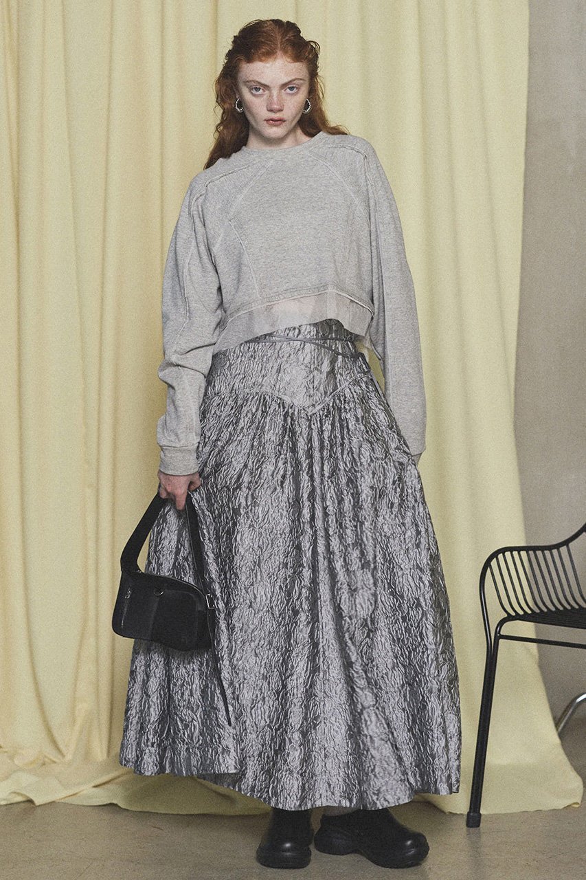 【メゾンスペシャル/MAISON SPECIAL】のJacquard Narrow Belt Volume Silhouette Skirt/ジャガードナローベルトボリュームスカート 人気、トレンドファッション・服の通販 founy(ファニー) 　ファッション　Fashion　レディースファッション　Fashion for Women　スカート　Skirts　ロングスカート　Long Skirts / Maxi & Midi Skirts　ベルト&ウエストマーク　Belts & Waist Accessories　エアリー　Airy Texture　春　Spring　ガーリー　Girly, Feminine Style　シアー　Sheer, See-Through　スニーカー　Sneakers, Trainers　セットアップ　Set-Up, Coordinated Outfit　ラグジュアリー　Luxury, Elegant　ロング　Long, Long-Length　再入荷　Restock / Back in Stock　おすすめ　Recommended / Our Picks　エレガント 上品　Elegant　other-7|ID: prp329100004350320 ipo3291000000032825980