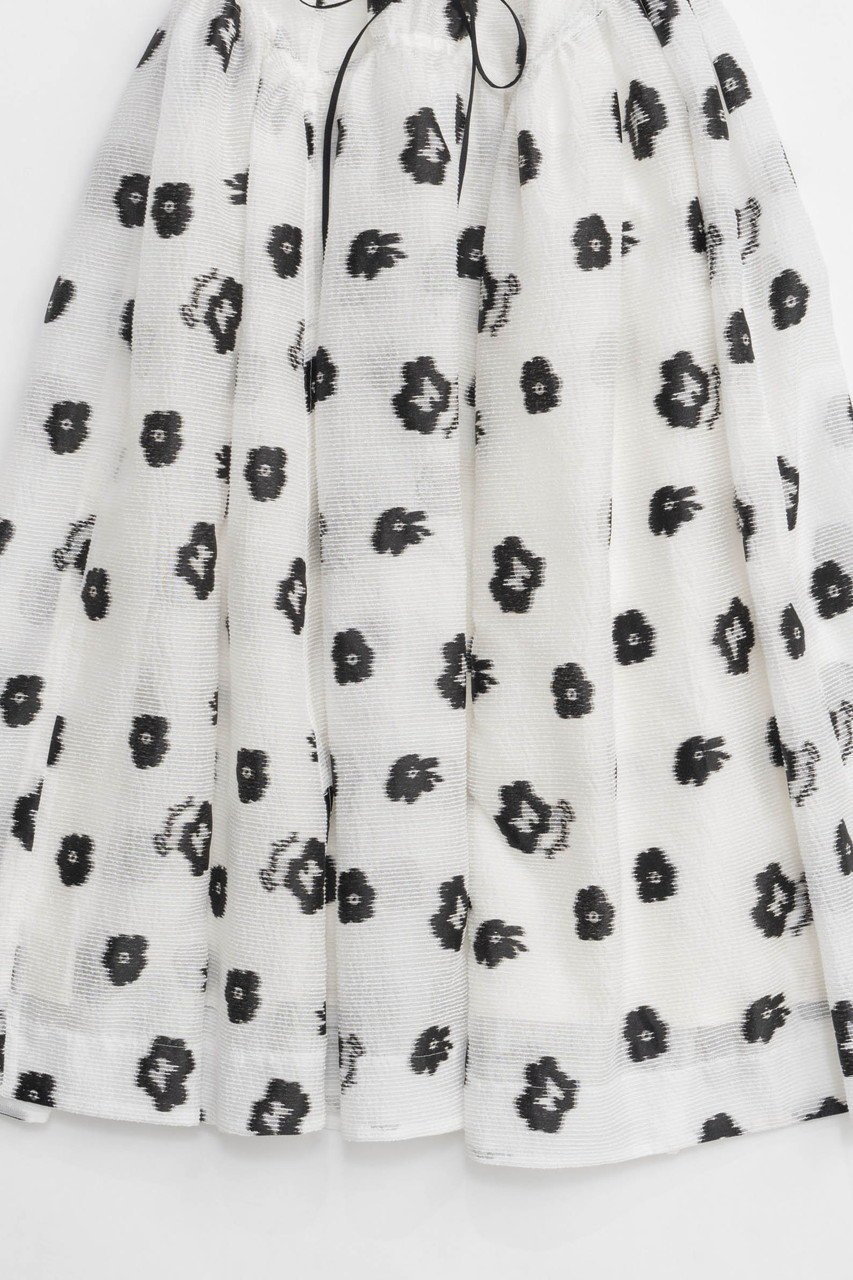 【メゾンスペシャル/MAISON SPECIAL】のSheer Fabric Floral Pattern Narrow Belt Volume Silhouette Skirt/シアーフラワーナローベルトボリュームスカート 人気、トレンドファッション・服の通販 founy(ファニー) 　ファッション　Fashion　レディースファッション　Fashion for Women　スカート　Skirts　ロングスカート　Long Skirts / Maxi & Midi Skirts　ベルト&ウエストマーク　Belts & Waist Accessories　エアリー　Airy Texture　春　Spring　ガーリー　Girly, Feminine Style　シアー　Sheer, See-Through　スニーカー　Sneakers, Trainers　セットアップ　Set-Up, Coordinated Outfit　ラグジュアリー　Luxury, Elegant　ロング　Long, Long-Length　おすすめ　Recommended / Our Picks　エレガント 上品　Elegant　other-7|ID: prp329100004350321 ipo3291000000032825989