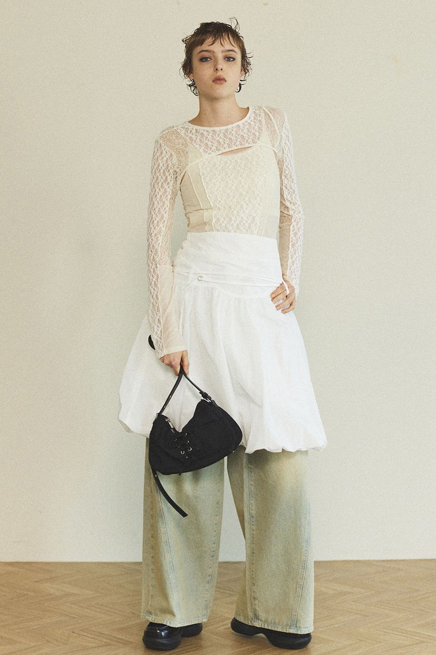 【メゾンスペシャル/MAISON SPECIAL】のBallon Silhouette Skirt/バルーンスカート 人気、トレンドファッション・服の通販 founy(ファニー) 　ファッション　Fashion　レディースファッション　Fashion for Women　スカート　Skirts　おすすめ　Recommended / Our Picks　トレンド　Trend, Trending Now　バルーン　Balloon, Balloon Silhouette　ブルゾン　Blouson, Bomber Jacket　リップ　Lip, Lip Motif　other-7|ID: prp329100004350322 ipo3291000000032824487