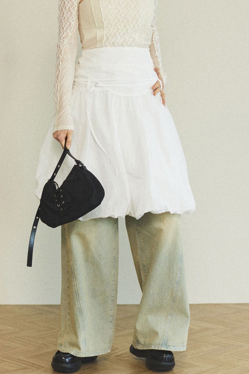 【メゾンスペシャル/MAISON SPECIAL】のBallon Silhouette Skirt/バルーンスカート 人気、トレンドファッション・服の通販 founy(ファニー) 　ファッション　Fashion　レディースファッション　Fashion for Women　スカート　Skirts　おすすめ　Recommended / Our Picks　トレンド　Trend, Trending Now　バルーン　Balloon, Balloon Silhouette　ブルゾン　Blouson, Bomber Jacket　リップ　Lip, Lip Motif　other-8|ID: prp329100004350322 ipo3291000000032824488