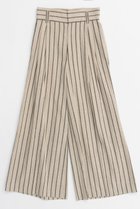 【メゾンスペシャル/MAISON SPECIAL】のStripe Tack Wide Silhouette Pants/ストライプタックワイドパンツ IVR(アイボリー)|ID:prp329100004350323