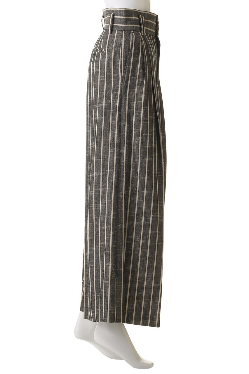【メゾンスペシャル/MAISON SPECIAL】のStripe Tack Wide Silhouette Pants/ストライプタックワイドパンツ 人気、トレンドファッション・服の通販 founy(ファニー) 　ファッション　Fashion　レディースファッション　Fashion for Women　パンツ　Pants & Trousers　ストライプ　Stripe, Striped Pattern　ストレート　Straight, Straight Cut　セットアップ　Set-Up, Coordinated Outfit　リラックス　Relax, Relaxed Fit　ワイド　Wide, Wide Fit　エレガント 上品　Elegant　other-3|ID: prp329100004350323 ipo3291000000032937358