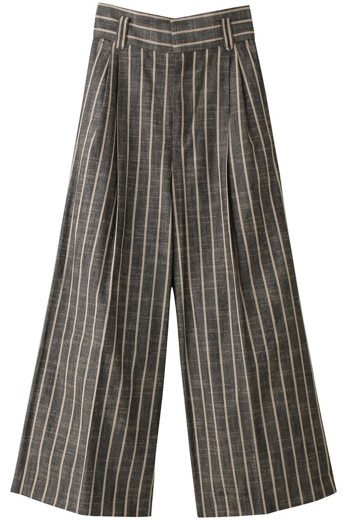 【メゾンスペシャル/MAISON SPECIAL】のStripe Tack Wide Silhouette Pants/ストライプタックワイドパンツ インテリア・キッズ・メンズ・レディースファッション・服の通販 founy(ファニー) https://founy.com/ ファッション Fashion レディースファッション Fashion for Women パンツ Pants & Trousers ストライプ Stripe, Striped Pattern ストレート Straight, Straight Cut セットアップ Set-Up, Coordinated Outfit リラックス Relax, Relaxed Fit ワイド Wide, Wide Fit エレガント 上品 Elegant |ID: prp329100004350323 ipo3291000000035055699