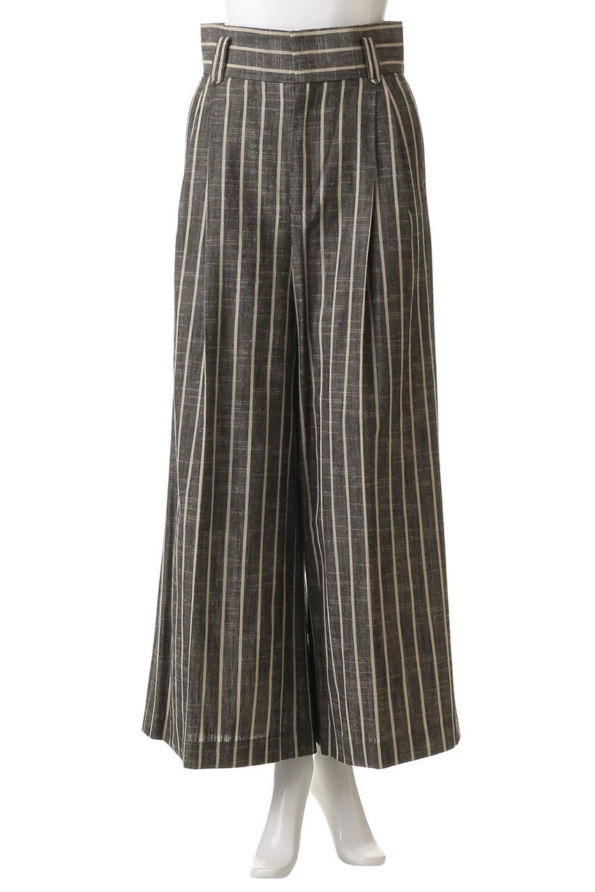 【メゾンスペシャル/MAISON SPECIAL】のStripe Tack Wide Silhouette Pants/ストライプタックワイドパンツ 人気、トレンドファッション・服の通販 founy(ファニー) 　ファッション　Fashion　レディースファッション　Fashion for Women　パンツ　Pants & Trousers　ストライプ　Stripe, Striped Pattern　ストレート　Straight, Straight Cut　セットアップ　Set-Up, Coordinated Outfit　リラックス　Relax, Relaxed Fit　ワイド　Wide, Wide Fit　エレガント 上品　Elegant　other-2|ID: prp329100004350323 ipo3291000000035055702