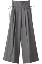 【メゾンスペシャル/MAISON SPECIAL】のHigh Waist Lace Up Wide Silhouette Pants/ハイウエストレースアップワイドパンツ L.GRY(ライトグレー)|ID: prp329100004350324 ipo3291000000032921392