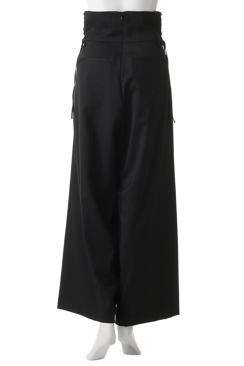 【メゾンスペシャル/MAISON SPECIAL】のHigh Waist Lace Up Wide Silhouette Pants/ハイウエストレースアップワイドパンツ 人気、トレンドファッション・服の通販 founy(ファニー) 　ファッション　Fashion　レディースファッション　Fashion for Women　パンツ　Pants & Trousers　クラシカル　Classical, Vintage-Inspired　グラデーション　Gradient, Ombre　セットアップ　Set-Up, Coordinated Outfit　チェック　Check, Plaid, Tartan　ドレープ　Drape, Draping Fabric　ワイド　Wide, Wide Fit　エレガント 上品　Elegant　other-4|ID: prp329100004350324 ipo3291000000032921417
