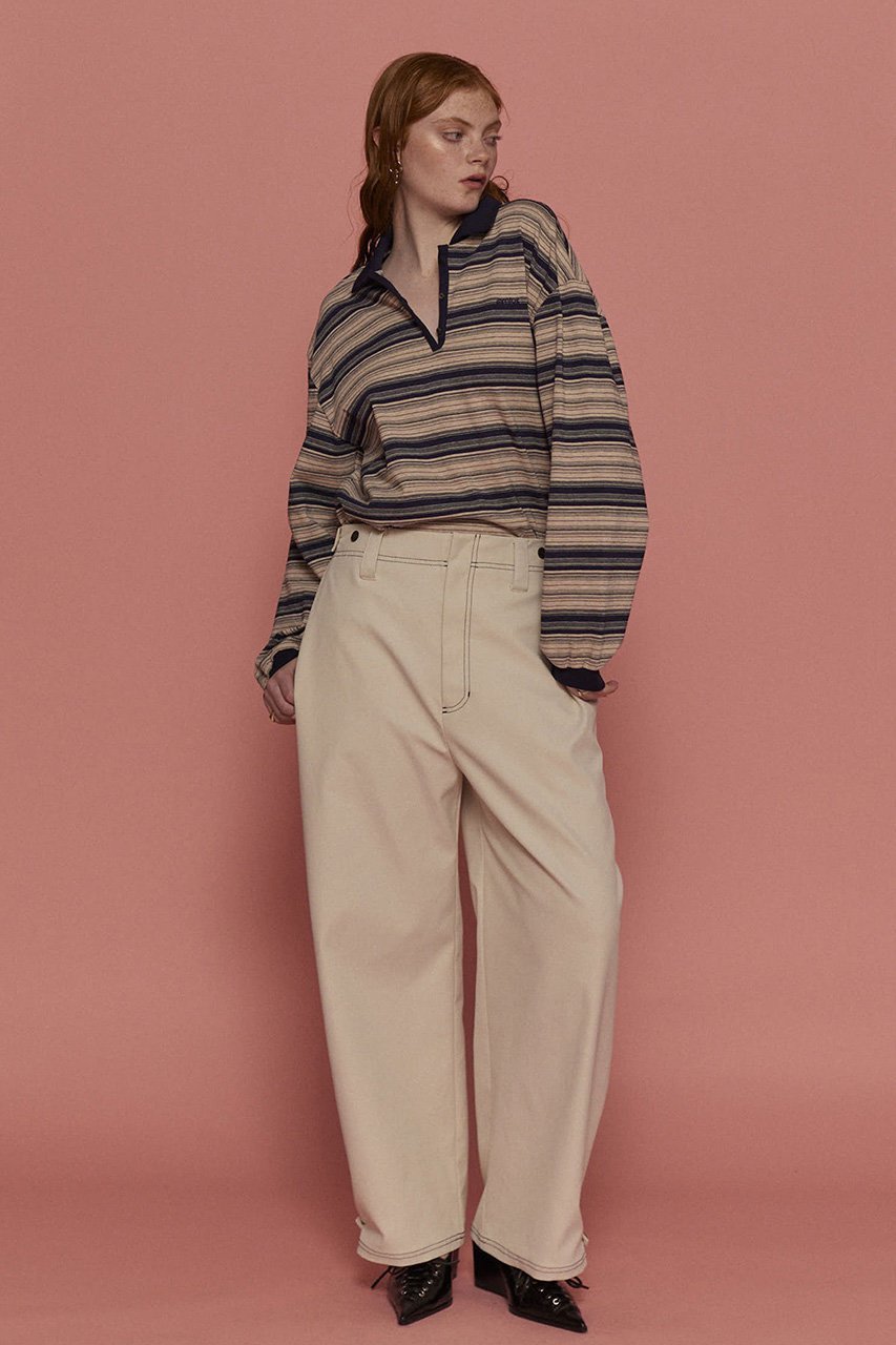 【メゾンスペシャル/MAISON SPECIAL】のCocoon Silhouette Chino Wide Pants/コクーンチノワイドパンツ 人気、トレンドファッション・服の通販 founy(ファニー) 　ファッション　Fashion　レディースファッション　Fashion for Women　パンツ　Pants & Trousers　フィット　Fit, Slim Fit　リラックス　Relax, Relaxed Fit　other-7|ID: prp329100004350327 ipo3291000000032930694