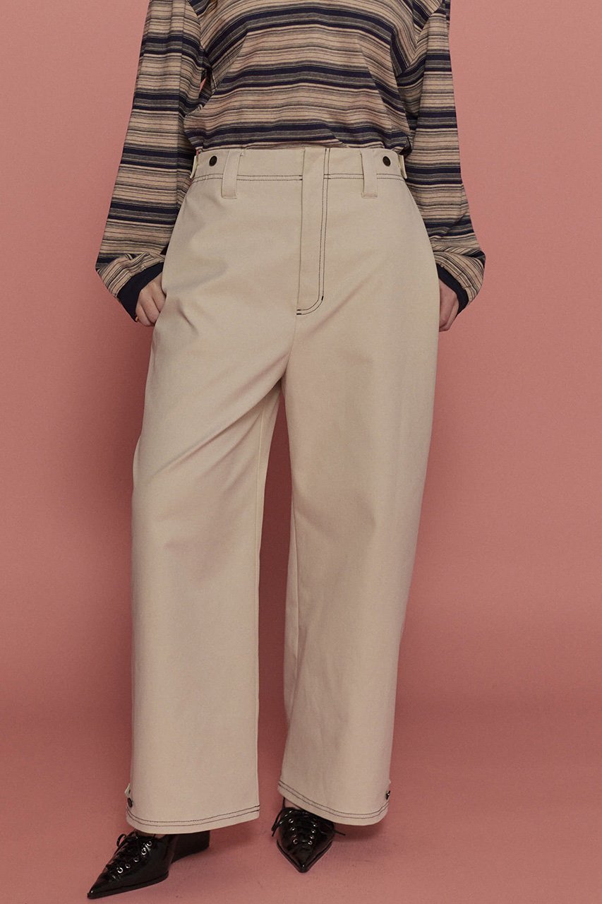 【メゾンスペシャル/MAISON SPECIAL】のCocoon Silhouette Chino Wide Pants/コクーンチノワイドパンツ 人気、トレンドファッション・服の通販 founy(ファニー) 　ファッション　Fashion　レディースファッション　Fashion for Women　パンツ　Pants & Trousers　フィット　Fit, Slim Fit　リラックス　Relax, Relaxed Fit　other-8|ID: prp329100004350327 ipo3291000000032930704