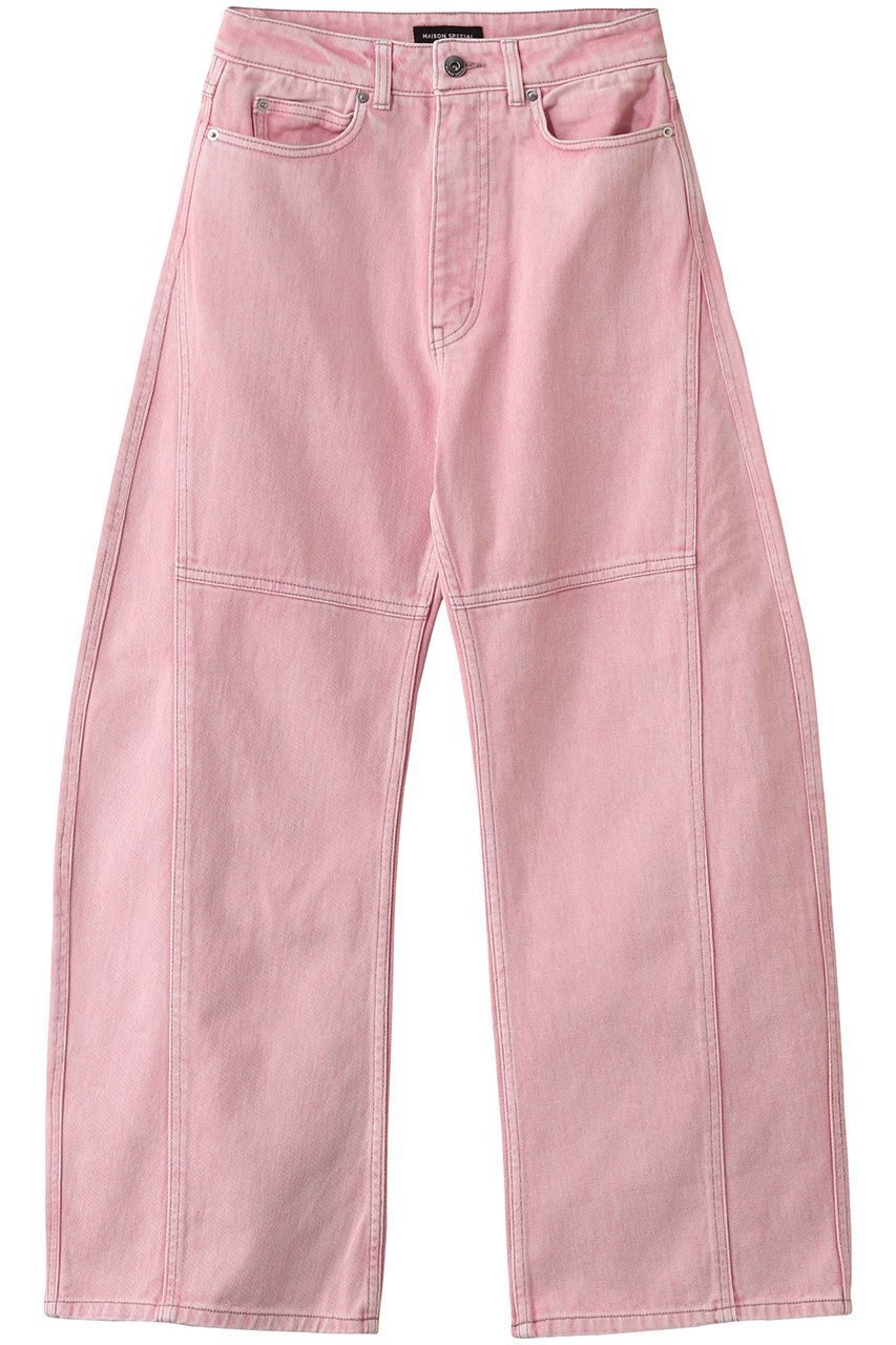 【メゾンスペシャル/MAISON SPECIAL】のCurve Silhouette Pants/カーブカラーパンツ 人気、トレンドファッション・服の通販 founy(ファニー) 　ファッション　Fashion　レディースファッション　Fashion for Women　パンツ　Pants & Trousers　デニム　Denim, Jeans Material　春　Spring　 other-1|ID: prp329100004350328 ipo3291000000032904395