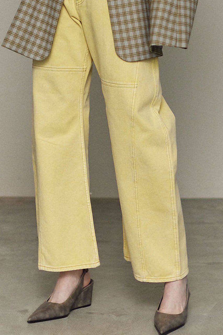【メゾンスペシャル/MAISON SPECIAL】のCurve Silhouette Pants/カーブカラーパンツ 人気、トレンドファッション・服の通販 founy(ファニー) 　ファッション　Fashion　レディースファッション　Fashion for Women　パンツ　Pants & Trousers　デニム　Denim, Jeans Material　春　Spring　other-8|ID: prp329100004350328 ipo3291000000032904423