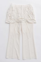 【メゾンスペシャル/MAISON SPECIAL】のShirring Mini Skirt Pants/シャーリングミニスカートパンツ O.WHT(オフホワイト)|ID:prp329100004350329