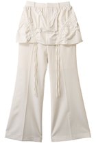 【メゾンスペシャル/MAISON SPECIAL】のShirring Mini Skirt Pants/シャーリングミニスカートパンツ O.WHT(オフホワイト)|ID: prp329100004350329 ipo3291000000032928311
