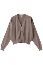 【デミーリー/DEMYLEE】のLOLA コットンカシミヤ Vネック クロップドニットカーディガン ブラウン|ID: prp329100004350338 ipo3291000000032955724